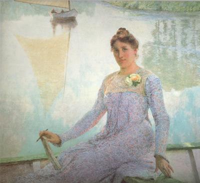 Emile Claus Portrait of Anna de Weert (nn02)